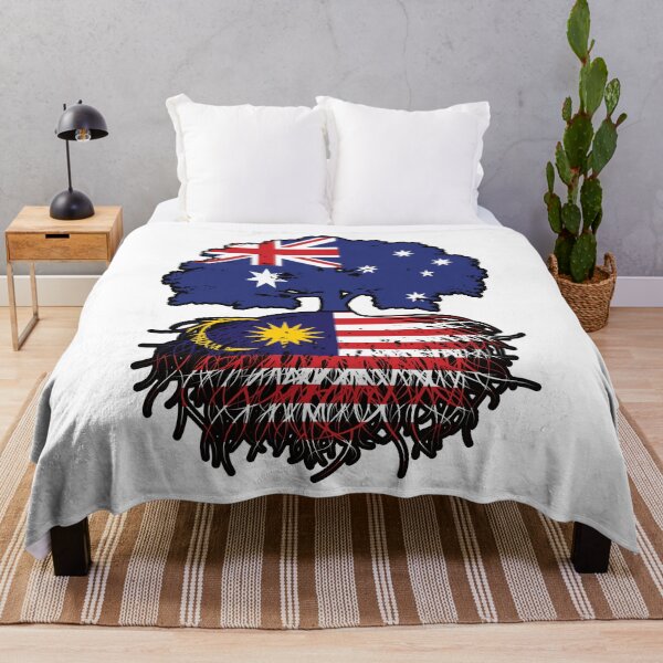 Item preview, Malaysia Malaysian Australian Australia Tree Roots Flag designed and sold by FlagX.