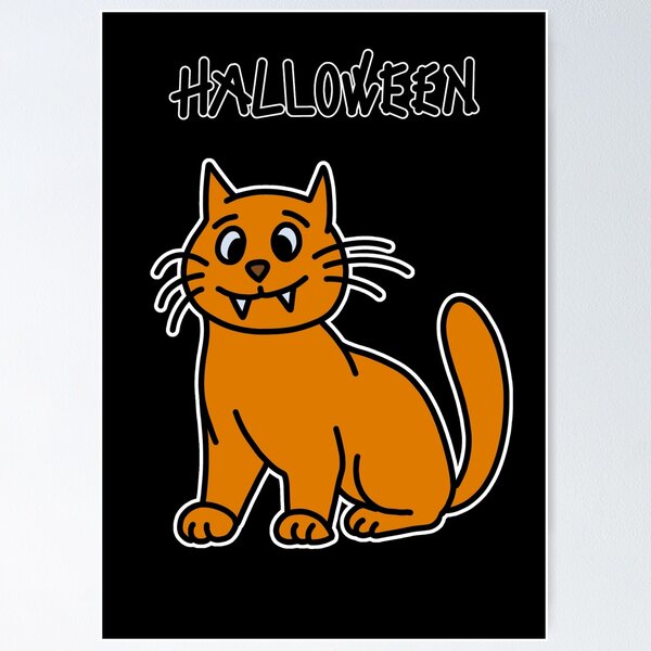 Item preview, Ginger Cat for Halloween designed and sold by Asiyat.