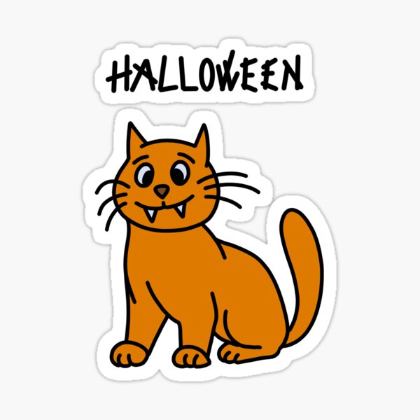 Item preview, Ginger Cat for Halloween designed and sold by Asiyat.