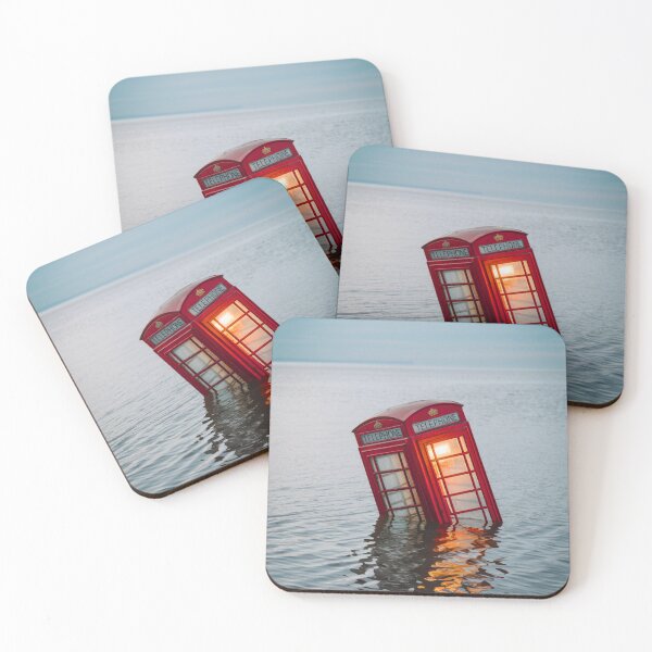 Item preview, Telephone Box In Water designed and sold by Patricks-Art.