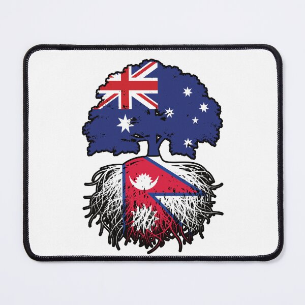 Item preview, Nepal Nepalese Australian Australia Tree Roots Flag designed and sold by FlagX.