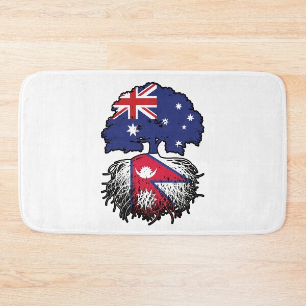 Item preview, Nepal Nepalese Australian Australia Tree Roots Flag designed and sold by FlagX.