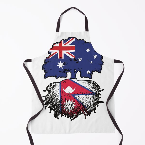 Item preview, Nepal Nepalese Australian Australia Tree Roots Flag designed and sold by FlagX.
