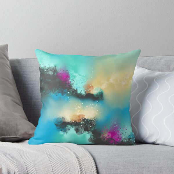 Item preview, Illumination Theory - Turquoise Purple Yellow Abstract designed and sold by Joey Santiago.