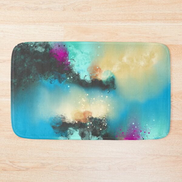 Item preview, Illumination Theory - Turquoise Purple Yellow Abstract designed and sold by Joey Santiago.