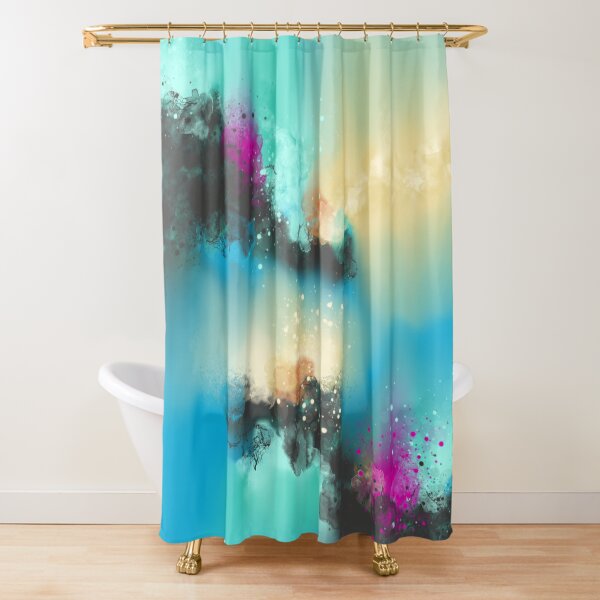 Item preview, Illumination Theory - Turquoise Purple Yellow Abstract designed and sold by Joey Santiago.