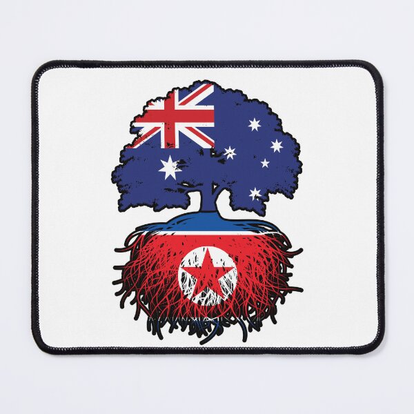 Item preview, North Korea North Korean Australian Australia Tree Roots Flag designed and sold by FlagX.