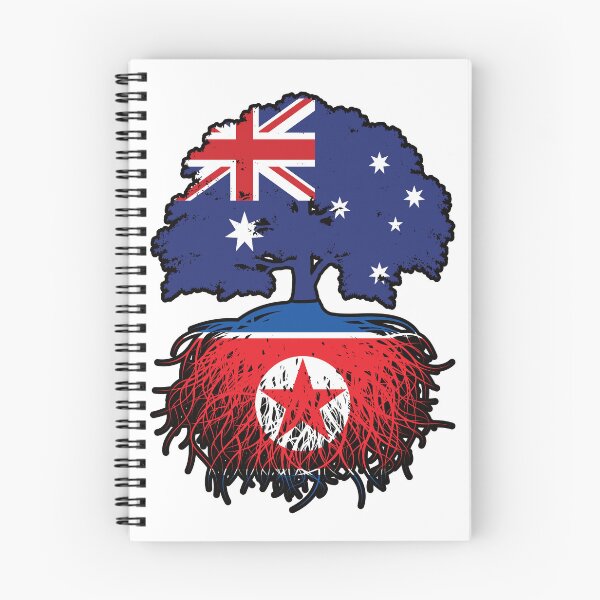Item preview, North Korea North Korean Australian Australia Tree Roots Flag designed and sold by FlagX.