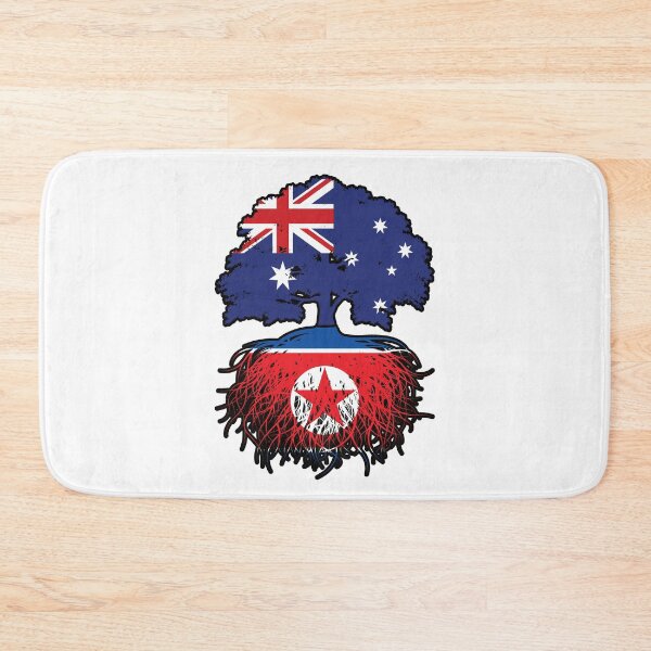 Item preview, North Korea North Korean Australian Australia Tree Roots Flag designed and sold by FlagX.