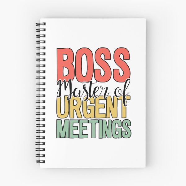 Item preview, Boss Master of urgent meetings designed and sold by khallidaart.