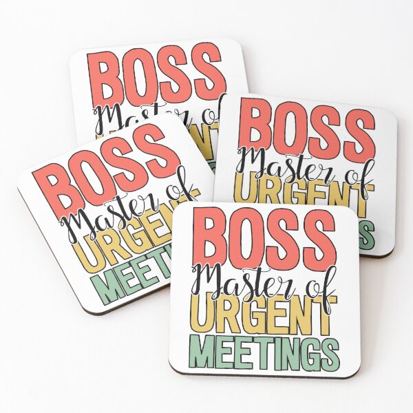 Item preview, Boss Master of urgent meetings designed and sold by khallidaart.