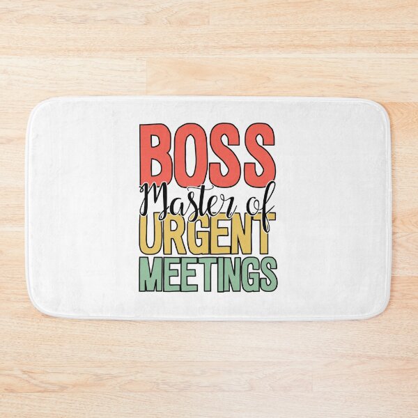Item preview, Boss Master of urgent meetings designed and sold by khallidaart.