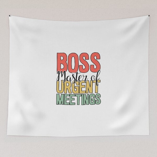 Item preview, Boss Master of urgent meetings designed and sold by khallidaart.
