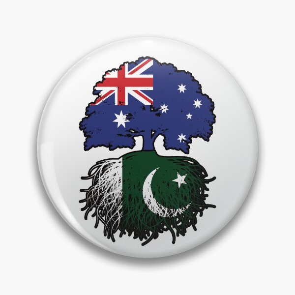 Item preview, Pakistan Pakistani Australian Australia Tree Roots Flag designed and sold by FlagX.