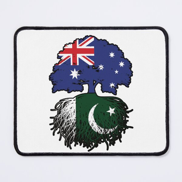 Item preview, Pakistan Pakistani Australian Australia Tree Roots Flag designed and sold by FlagX.
