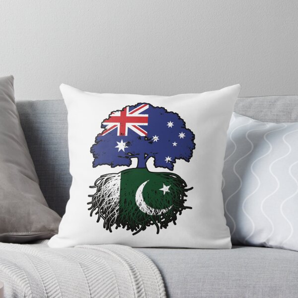 Item preview, Pakistan Pakistani Australian Australia Tree Roots Flag designed and sold by FlagX.