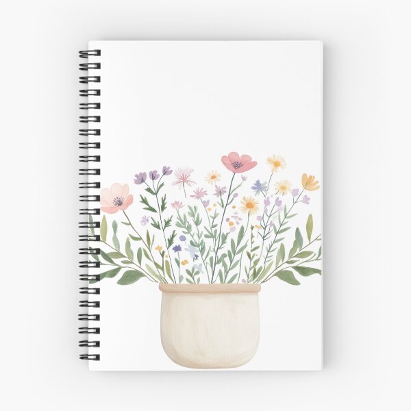 Item preview, A beautiful arrangement of colorful flowers in simple pot designed and sold by Lucky-jl.