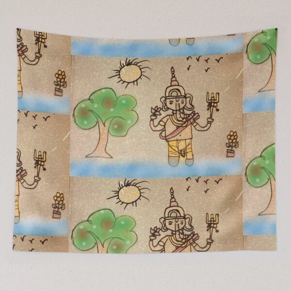 Item preview, Ganpati painting designed and sold by AWADHESH  CHAURASIA.