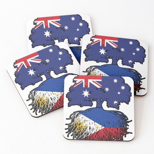 Item preview, Philippines Filipino Australian Australia Tree Roots Flag designed and sold by FlagX.
