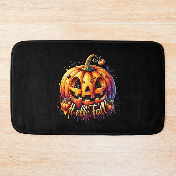 Item preview, Autumn Elegance – Hello Fall Watercolor Pumpkins & Flowers for Apparel and Home Decor designed and sold by artedigital99.