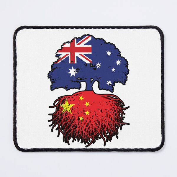 Item preview, China Chinese Australian Australia Tree Roots Flag designed and sold by FlagX.