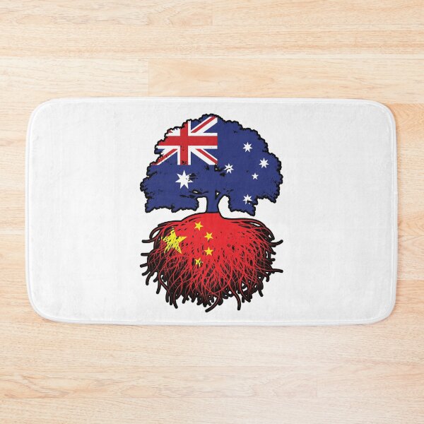 Item preview, China Chinese Australian Australia Tree Roots Flag designed and sold by FlagX.
