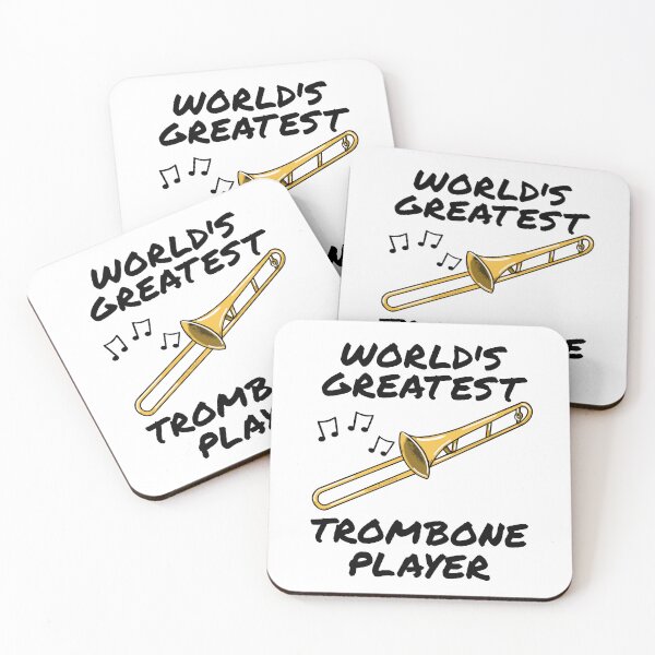 Item preview, World's Greatest Trombone Player Trombonist Brass Musician Funny designed and sold by doodlerob.