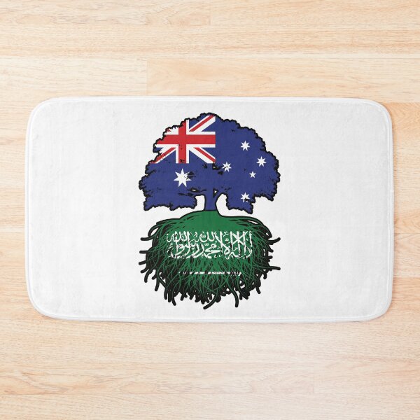 Item preview, Saudi Arabia Saudi Australian Australia Tree Roots Flag designed and sold by FlagX.