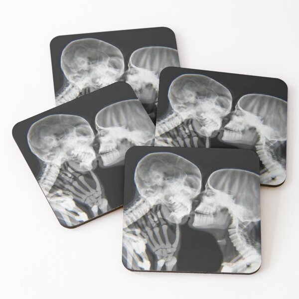 Item preview, X-ray Picture Of Lovers Kissing designed and sold by LineArtForYou.