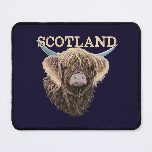 Item preview, Scottish Highland Cow With Scotland Slogan designed and sold by brodyquixote.