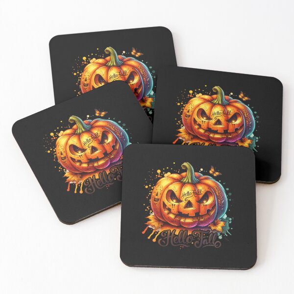 Item preview, Autumn Elegance – Hello Fall Watercolor Pumpkins & Flowers for Apparel and Home Decor designed and sold by artedigital99.