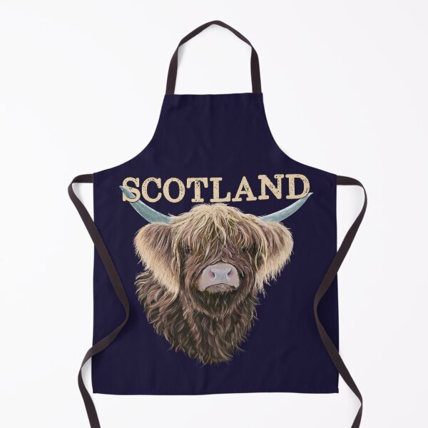 Item preview, Scottish Highland Cow With Scotland Slogan designed and sold by brodyquixote.