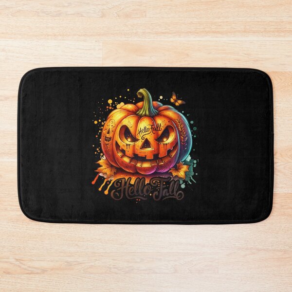Item preview, Autumn Elegance – Hello Fall Watercolor Pumpkins & Flowers for Apparel and Home Decor designed and sold by artedigital99.