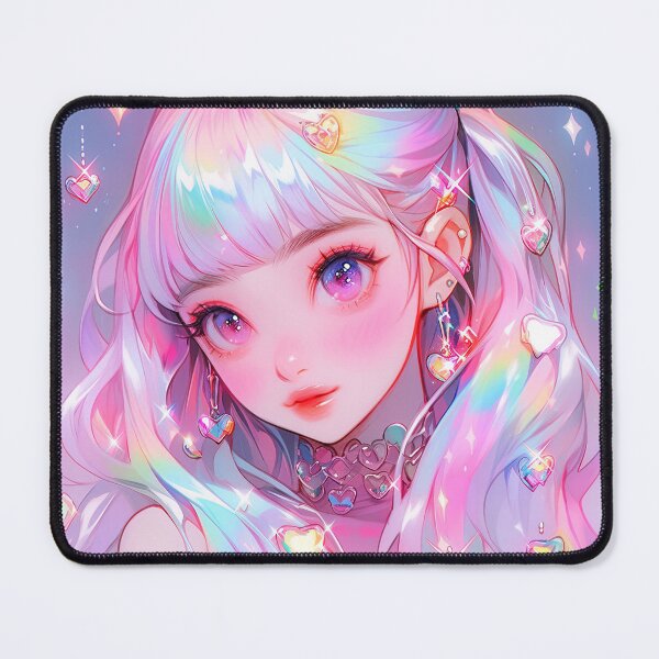Item preview, Kawaii Pastel Pink Anime Girl designed and sold by bubblegoth.