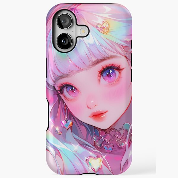【色:Pink-AnimeSakura_サイズ:iPhone16】CASETiF Best iPhone 16 Plus Silicone Case - Camera Control Button