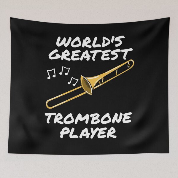 Item preview, World's Greatest Trombone Player Trombonist Brass Musician Funny designed and sold by doodlerob.
