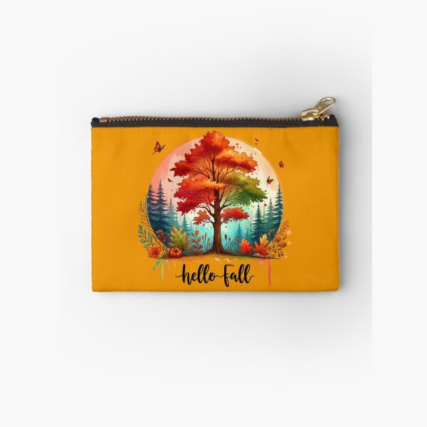 Item preview, Autumn Elegance – Hello Fall Watercolor Pumpkins & Flowers for Apparel and Home Decor designed and sold by artedigital99.