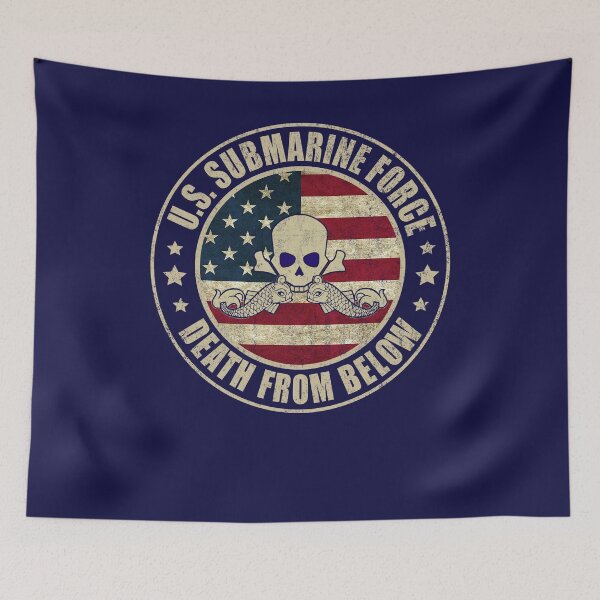 Item preview, US Submarine Force Death from Below Silent Service designed and sold by FernaRoje.