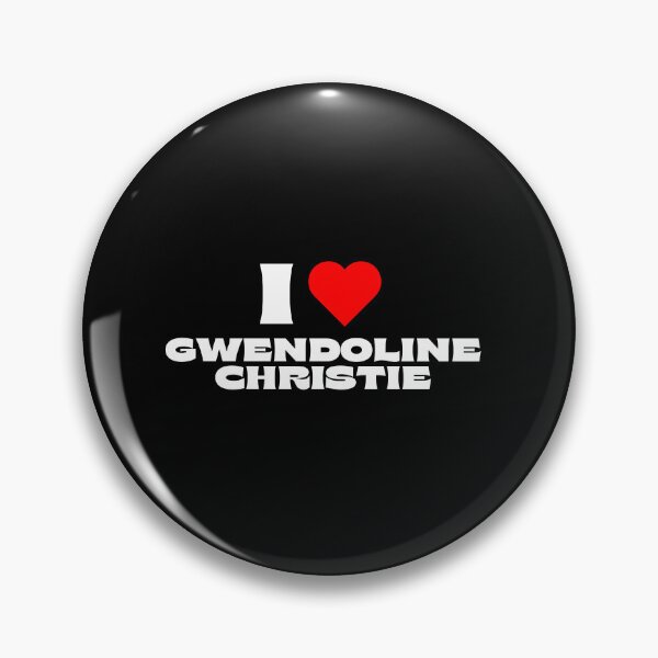 Item preview, I Love Gwendoline Christie – White Fonts designed and sold by Itsheartshop.