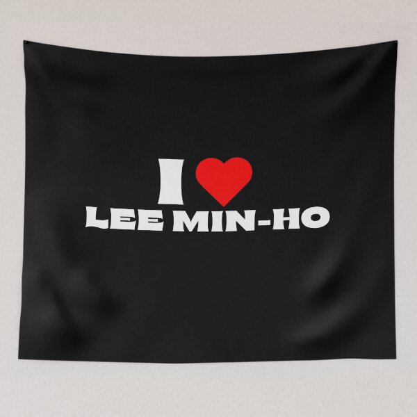Item preview, I Love Lee Min-ho – White Fonts designed and sold by Itsheartshop.