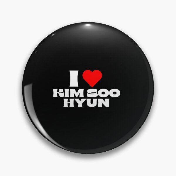 Item preview, I Love Kim Soo-hyun – White Fonts designed and sold by Itsheartshop.