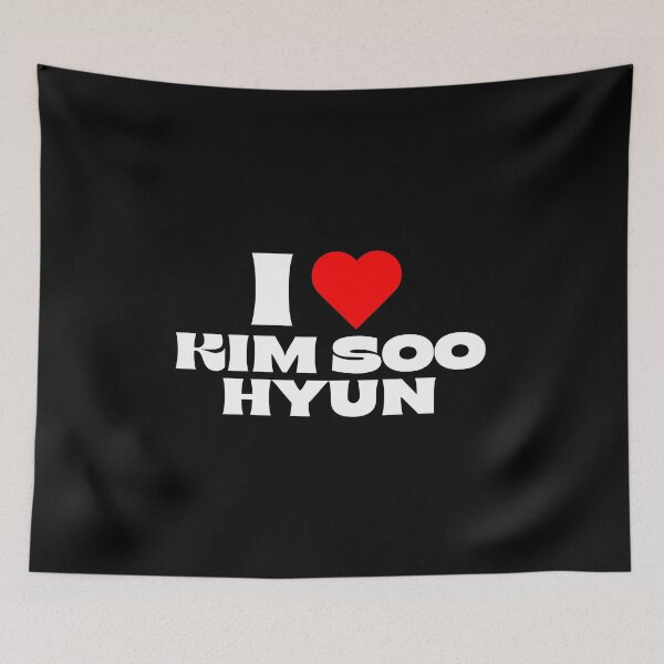 Item preview, I Love Kim Soo-hyun – White Fonts designed and sold by Itsheartshop.