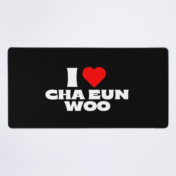 Item preview, I Love Cha Eun-woo – White Fonts designed and sold by Itsheartshop.