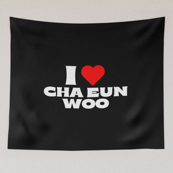 Item preview, I Love Cha Eun-woo – White Fonts designed and sold by Itsheartshop.
