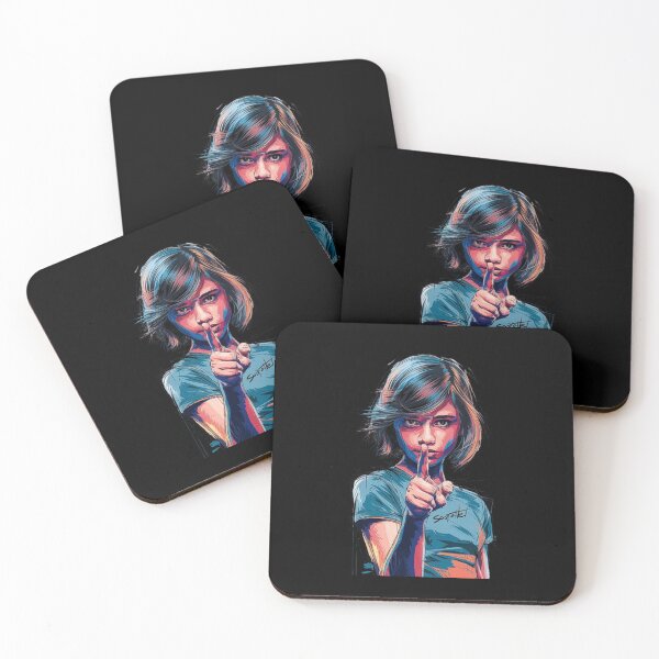 Item preview, Empowerment Through Silence: Bold Artwork of a Girl Shushing designed and sold by love3617.