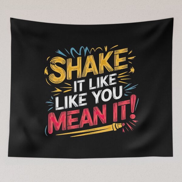 Item preview, Dynamic Vibrant Typography Artistic Quote designed and sold by artwaves.