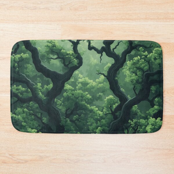 Item preview, A dense, lush forest design. designed and sold by HEMRO.