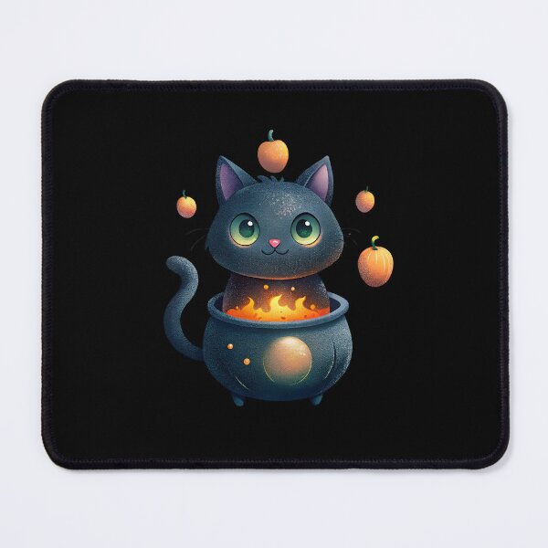 Item preview, Fiery Cat with Cauldron designed and sold by Itsheartshop.