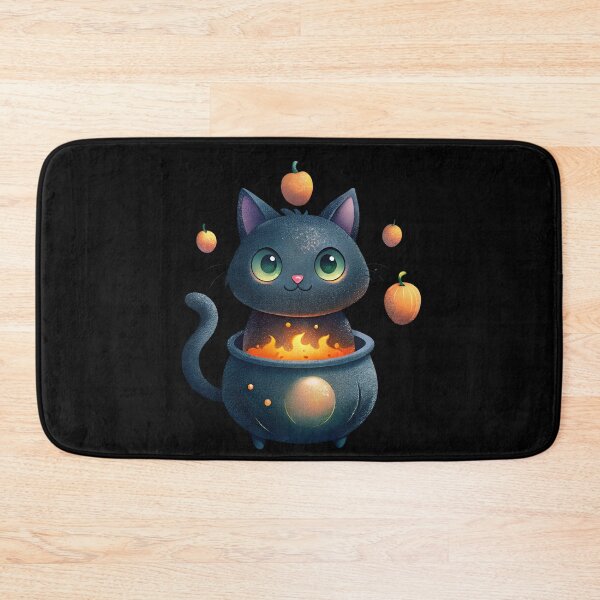 Item preview, Fiery Cat with Cauldron designed and sold by Itsheartshop.