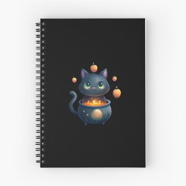 Item preview, Fiery Cat with Cauldron designed and sold by Itsheartshop.